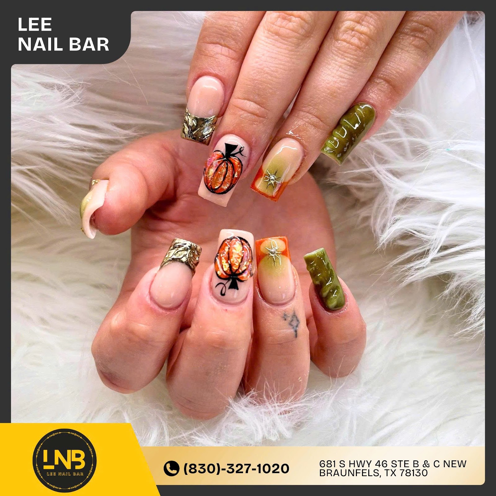 Lee Nail Bar nail work in New Braunfels, Texas